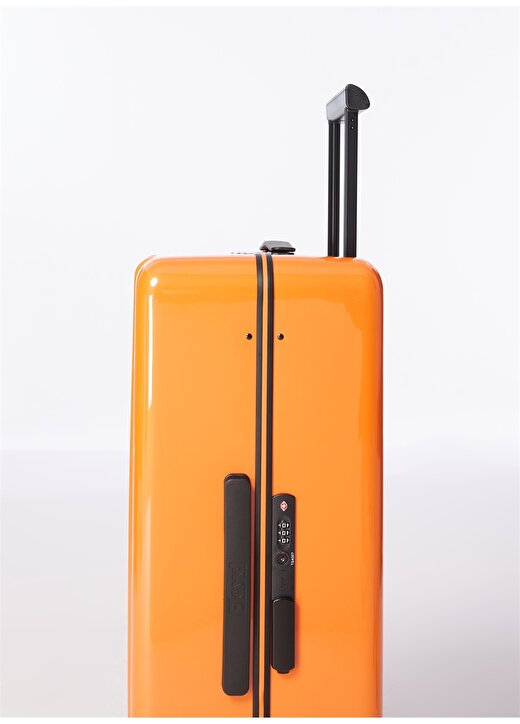 Floyd Turuncu Unisex 45X70x25 Cm Çekçekli Sert Valiz Check In - Hot Orange 4
