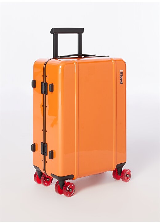 Floyd Turuncu Unisex 39X55x23 Cm Çekçekli Sert Valiz Cabin - Hot Orange 2