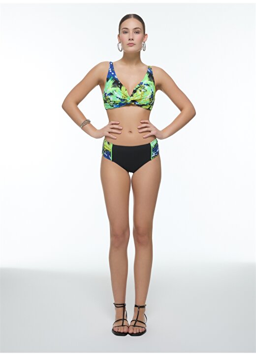 Bellisa Mavi - Yeşil Kadın Bikini Takım 241041 1