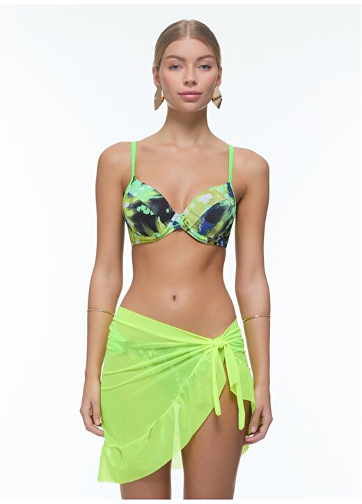 Bellisa Mavi - Yeşil Kadın Bikini Takım 241042 1