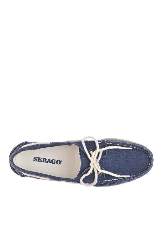 Sebago Lacivert Erkek Günlük Ayakkabı SEBAGO PORTLAND WASHED CANVAS 2
