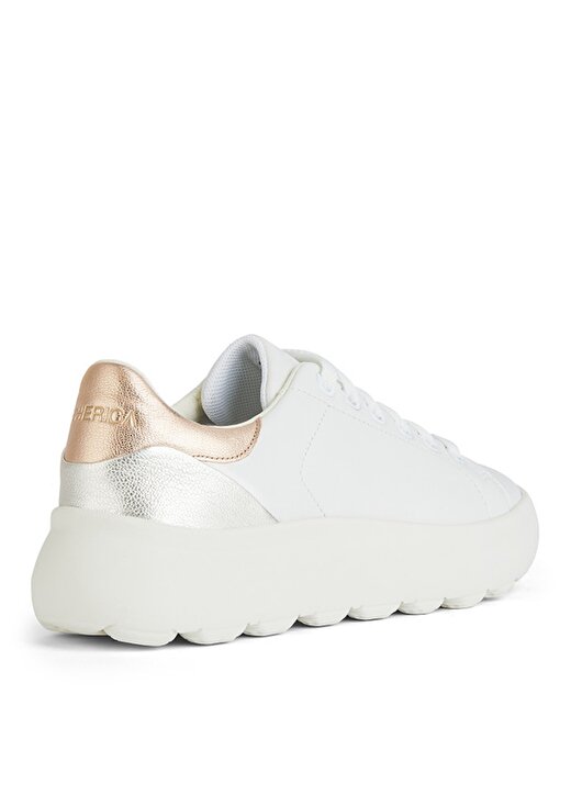 Geox Beyaz Kadın Deri Sneaker D SPHERICA EC4.1 C 4