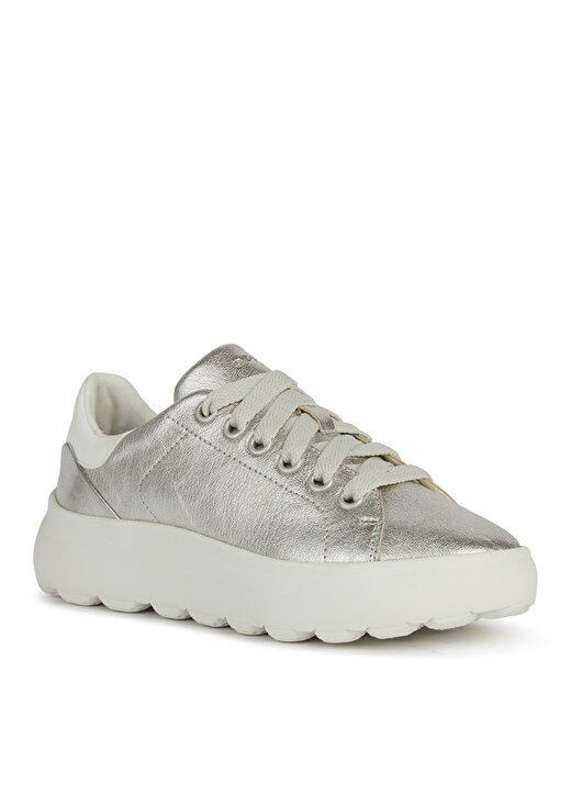 Geox Beyaz - Gümüş Kadın Sneaker D SPHERICA EC4.1 C 2