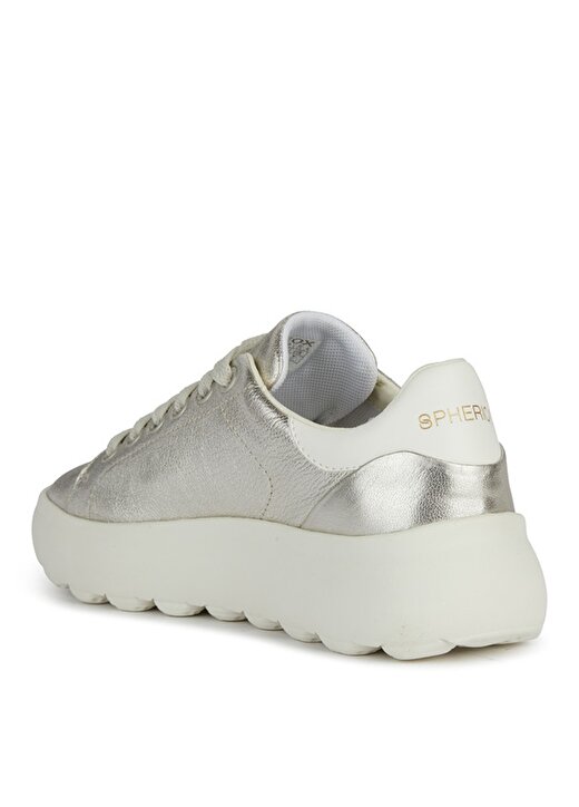 Geox Beyaz - Gümüş Kadın Sneaker D SPHERICA EC4.1 C 3