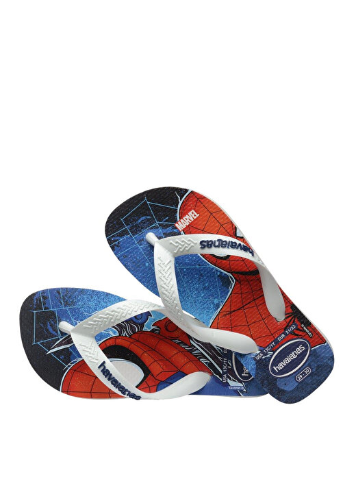 Havaianas Mavi - Kırmızı - Beyaz Erkek Çocuk Plaj Terliği KIDS TOP MARVEL II 4