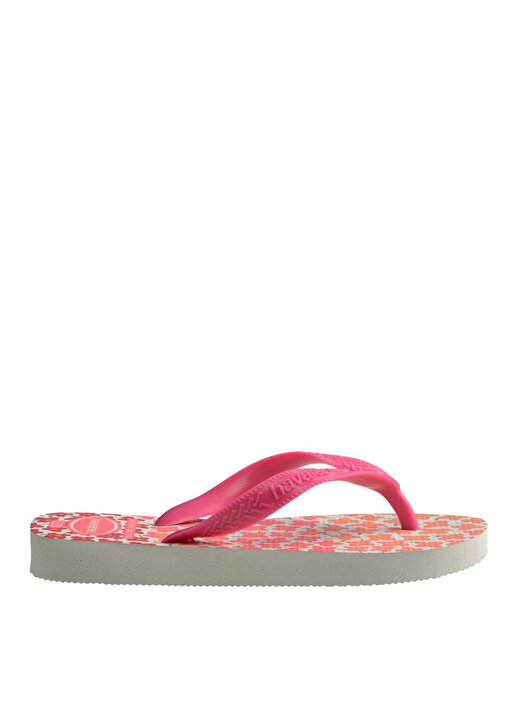 Havaianas Pembe - Çok Renkli Kadın Plaj Terliği KIDS FLORES 2