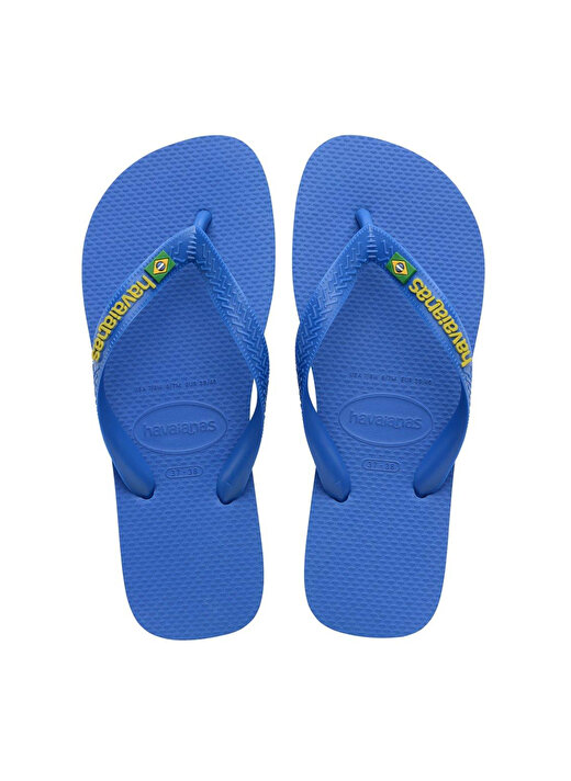 Havaianas Mavi Erkek Çocuk Plaj Terliği BRASIL LOGO NEON 1