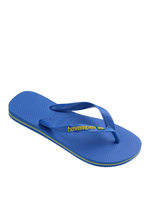 Havaianas Mavi Erkek Çocuk Plaj Terliği BRASIL LOGO NEON 2