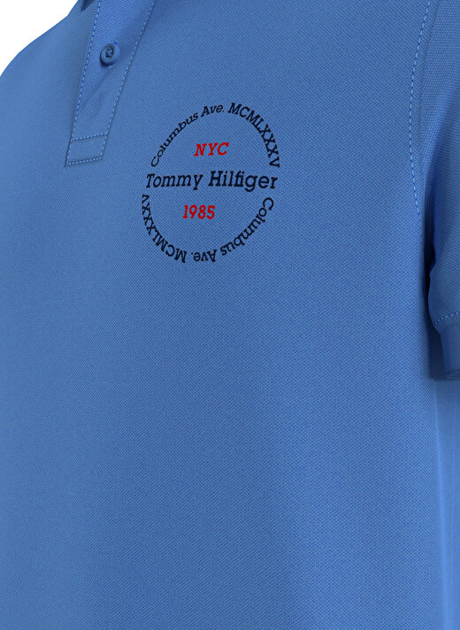 Tommy Hilfiger Mavi Erkek Polo T-Shirt MW0MW34740C30 2