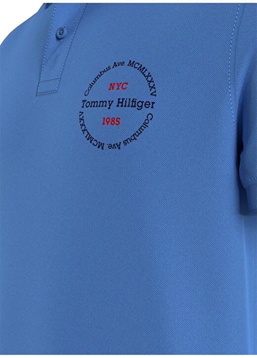 Tommy Hilfiger Mavi Erkek Polo T-Shirt MW0MW34740C30 2