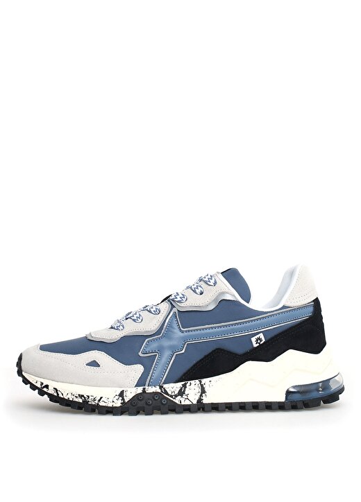 Beyaz - Mavi Erkek Sneaker 1