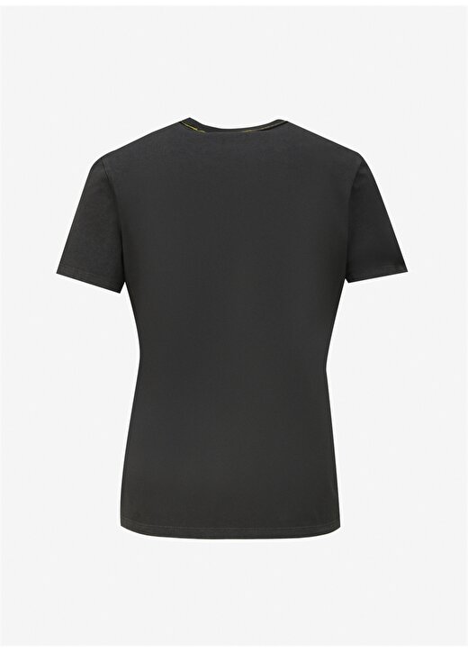 Desigual Yuvarlak Yaka Baskılı Siyah Kadın T-Shirt 24SWTKAL 2