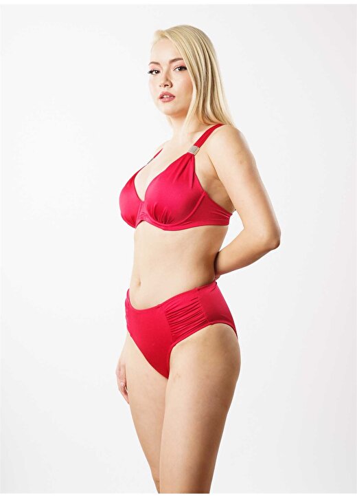 Louren Kırmızı Kadın Bikini Takım LRN24YKB1865 2