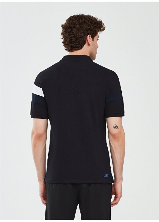 Skechers Siyah Erkek Polo Yaka Normal Kalıp Polo T-Shirt S241196-001 Polo Shirt M Short Slee 3