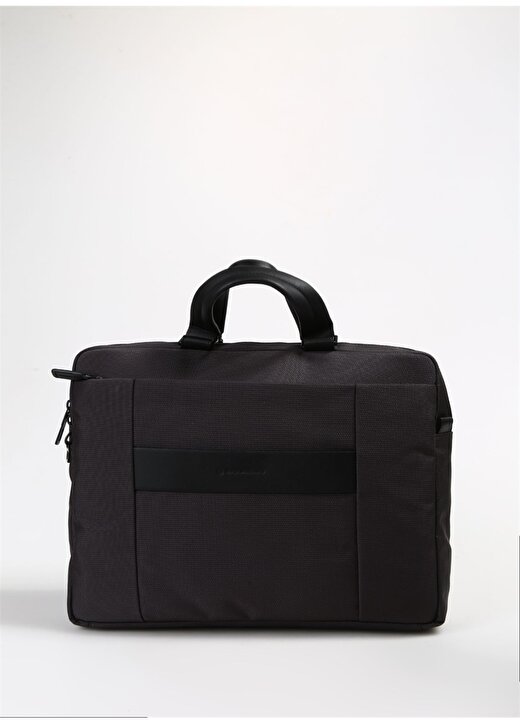 Piquadro Deri + Tekstil Siyah Erkek Laptop Çantası CA6025FX 3