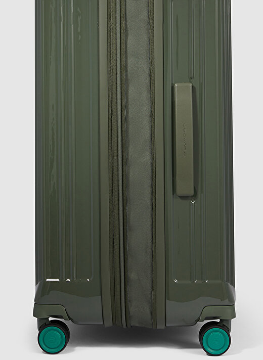 Piquadro Yeşil Unisex 51x75x31 cm Büyük Boy Çekçekli Sert Valiz BV6394PQLS3 4