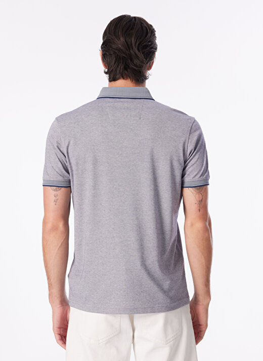 People By Fabrika Açık Lacivert Erkek Basic Polo T-Shirt SPBF4SM-TST5082   2