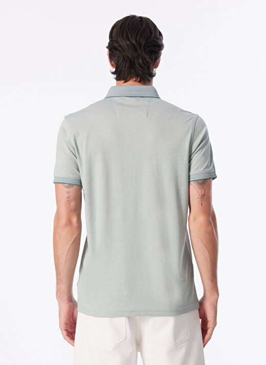 People By Fabrika Açık Yeşil Erkek Basic Polo T-Shirt SPBF4SM-TST5082   3