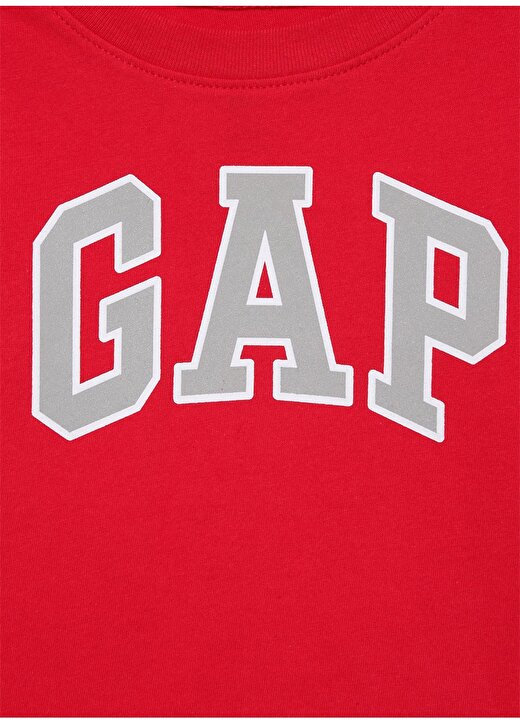 Gap Düz Kırmızı Erkek T-Shirt 459557005-A 3