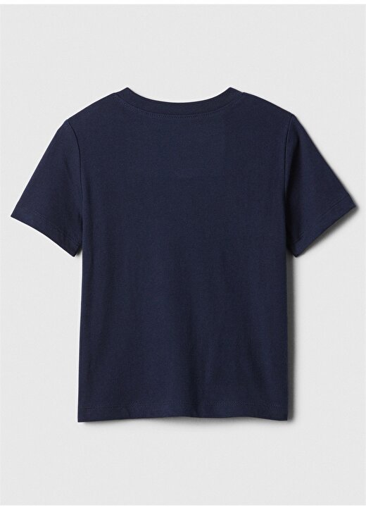 Gap Baskılı Koyu Lacivert Erkek T-Shirt 459557014-A 2