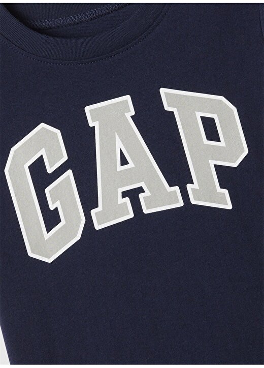 Gap Baskılı Koyu Lacivert Erkek T-Shirt 459557014-A 3