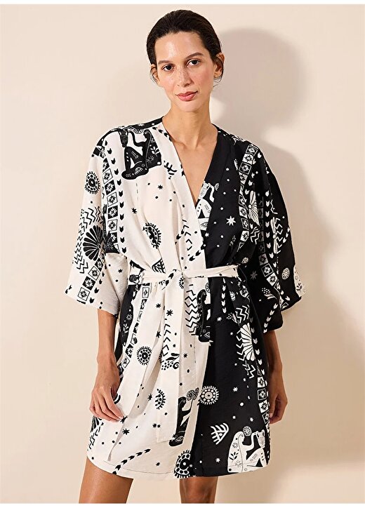 Penti Düz Çok Renkli Kadın Kimono PL7YXAGZ24IY 2