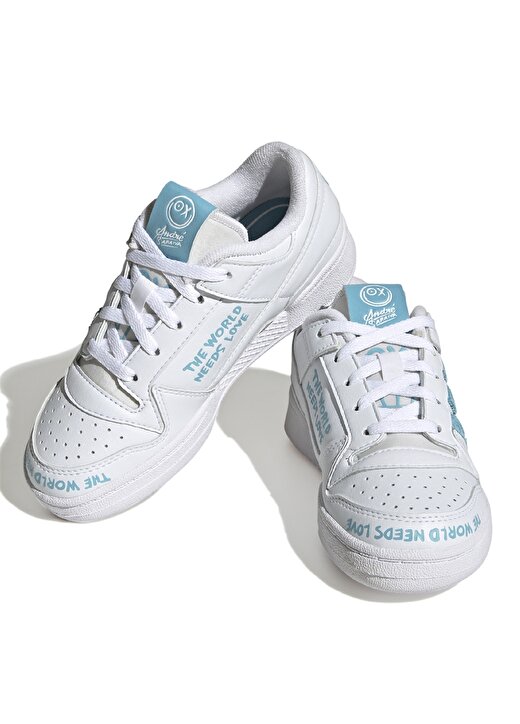 Adidas Beyaz Kız Çocuk Yürüyüş Ayakkabısı HP6280-FORUM LOW C 4