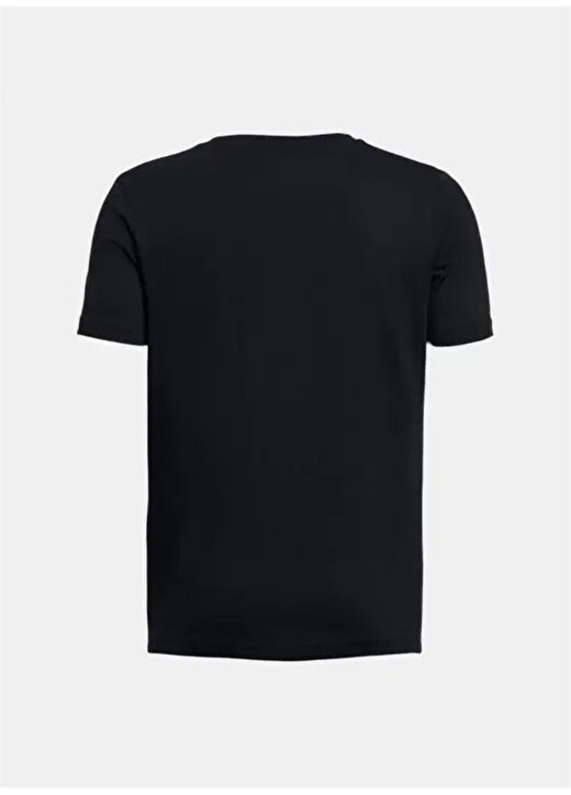 Under Armour Desenli Siyah Erkek T-Shirt 1383859-001-Curry Logo Tee 2