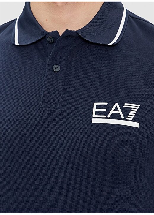 EA7 Lacivert Erkek Polo T-Shirt 3DPF19PJ04Z 3