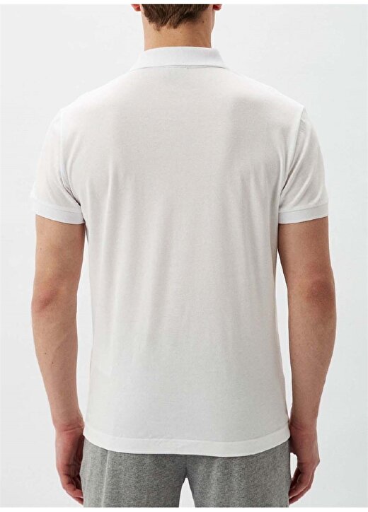 EA7 Beyaz Erkek Polo T-Shirt 3DPF02PJ5AZ 2