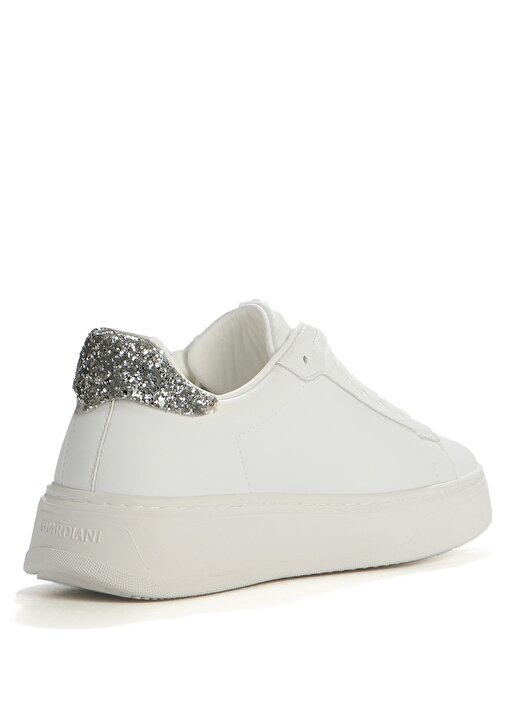 Alberto Guardiani Beyaz - Gümüş Kadın Deri Sneakerg03g100018 3
