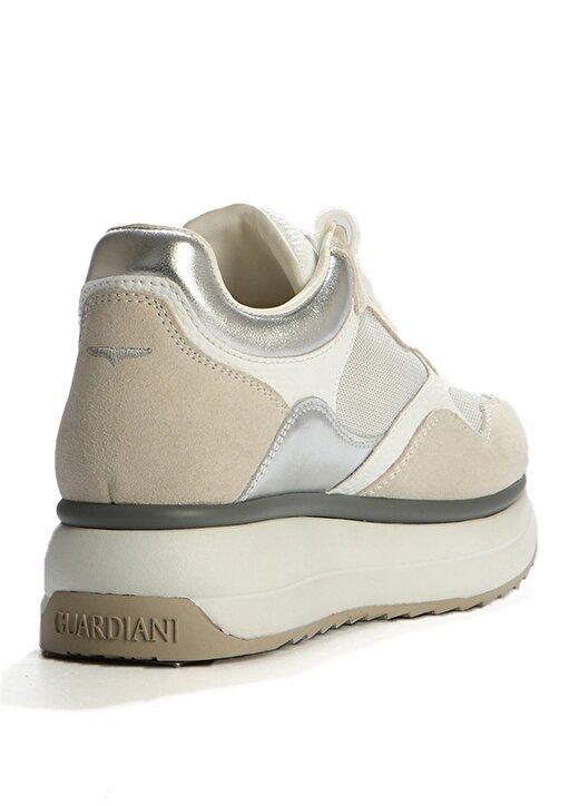 Alberto Guardiani Beyaz - Bej Kadın Deri Sneakerg03g100021 3