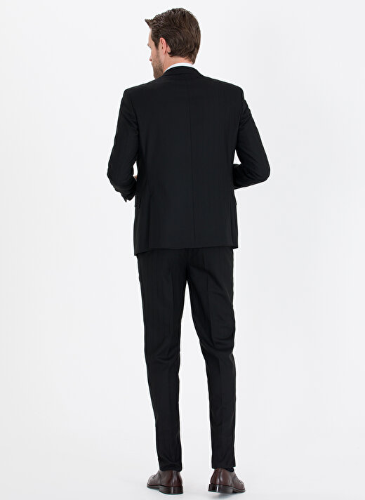 Pierre Cardin Normal Bel Extra Slim Siyah Erkek Takım Elbise N00081/EXT 2