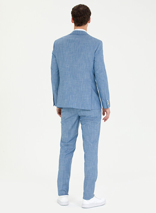 Pierre Cardin Normal Bel Extra Slim Açık Mavi Erkek Takım Elbise E19342/EXT 3