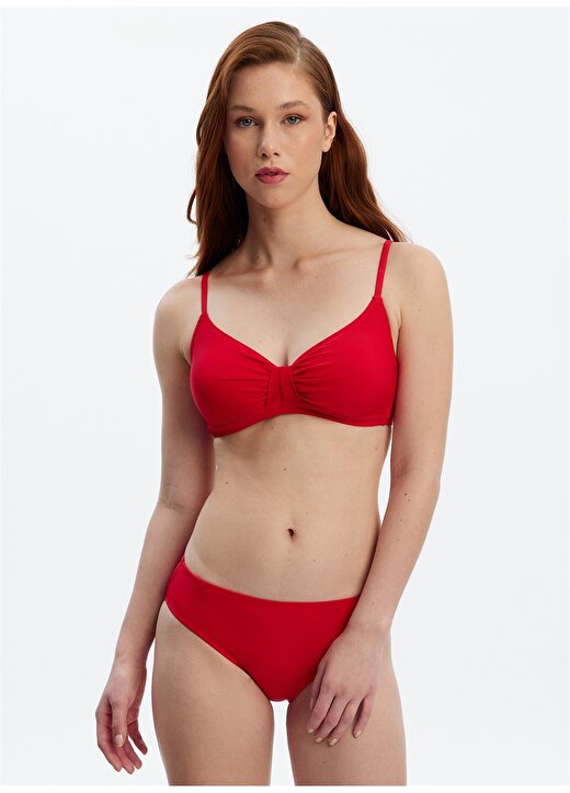 Louren Kırmızı Kadın Bikini Üst LRN22YKMM8503 1