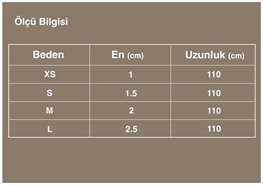 Yumuşak Süngerli Kahverengi Tasma Kayışı 3