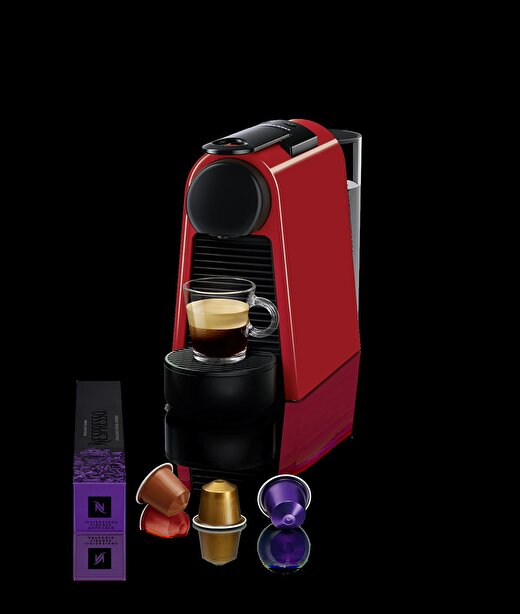 Nespresso D30 RED Essenza Mini Kahve Makinesi Kırmızı 1