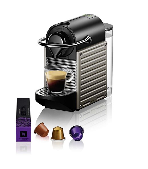 Nespresso PIXIE C61 TİTAN Kapsüllü Kahve Makinesi 1