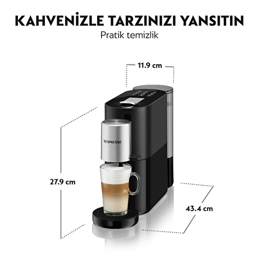 Nespresso S85 Atelier Siyah Kahve Makinesi 2