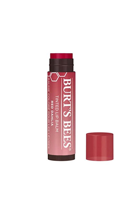 Burts Bees Renkli Dudak Bakım Kremi Vişne - Tinted Lip Balm Red Dahlia 4,25 gr 2