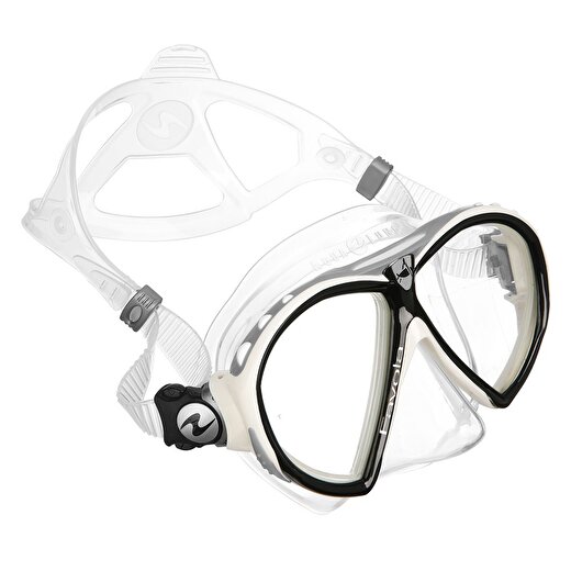 Aqua Lung Favola Şeffaf - Buz Beyazı Dalış Maskesi 2