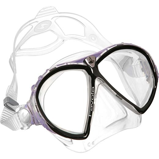 Aqua Lung Favola Şeffaf - Lila Dalış Maskesi 3
