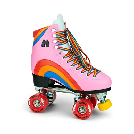 Moxi Rainbow Rider Pink Quad Paten 1