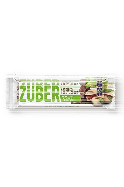 Züber Antep Fıstıklı ve Kakaolu Meyve Tatlısı - 12 Adet x 40Gr 3