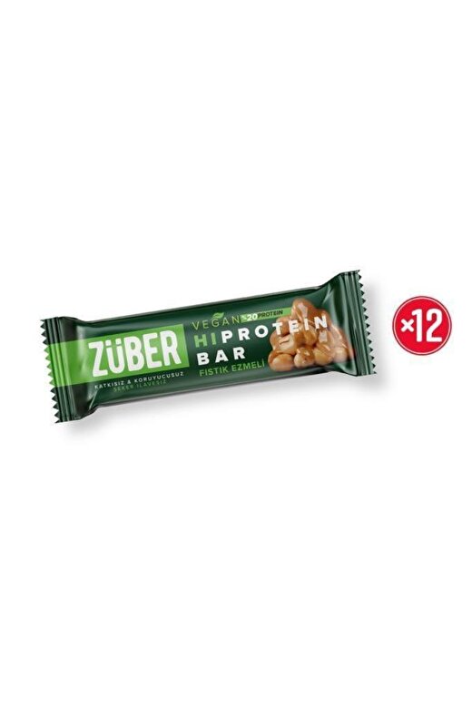 Vegan Hi-protein Bar Fıstık Ezmeli 45 G - 12 Adet X 45gr 2