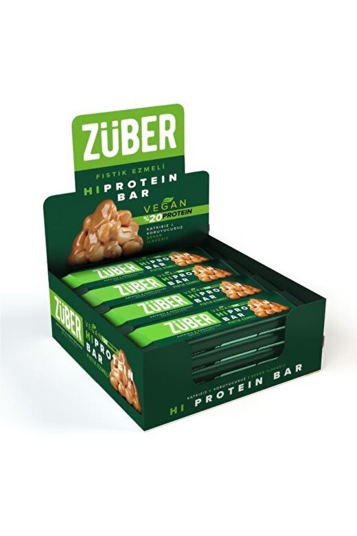 Vegan Hi-protein Bar Fıstık Ezmeli 45 G - 12 Adet X 45gr 3