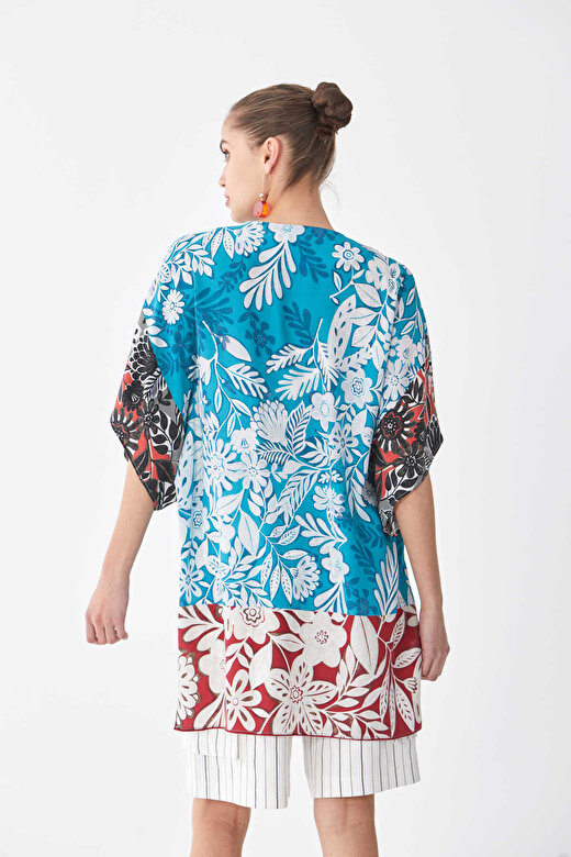 Desenli Kadın Gömlek Standart Renk Y2013514_089 2