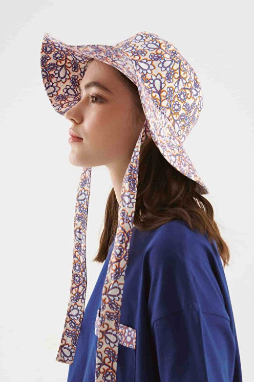 Desenli Kadın Şapka Standart Renk Y2285101_089 2