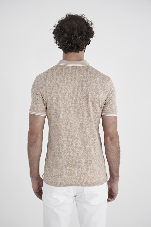 Bisse Erkek Polo Yaka T-Shirt Camel TS22Y22107_D70 2