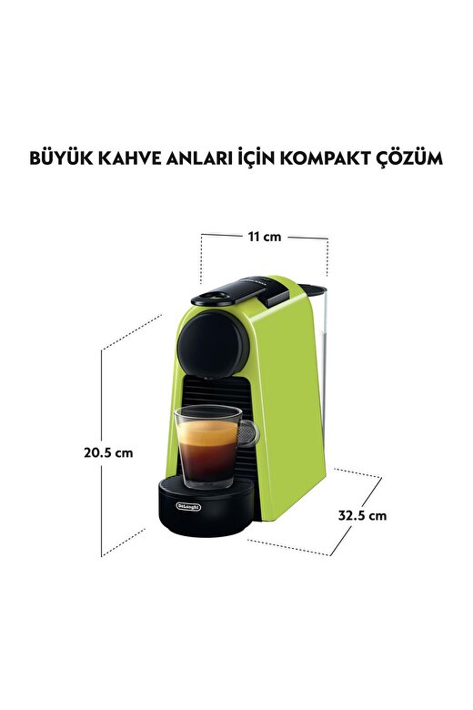 Nespresso D35 GREEN Essenza Mini Bundle Kahve Makinesi 3
